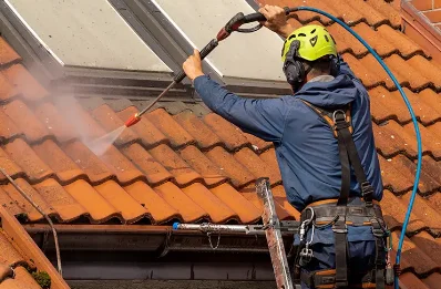 Démoussage et hydrofuge de toiture à Droisy